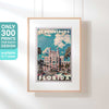 St Petersburg Don CeSar travel poster, limited edition displayed in a hanging frame, showcasing its exclusivity