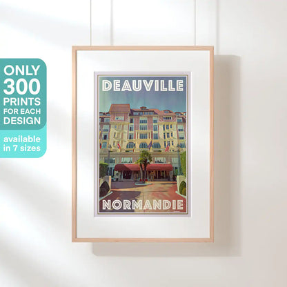 Royal Deauville vintage travel poster printed in a limited edition of 300 copies, museum-quality art print