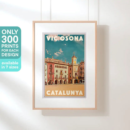 Limited edition Vic Osona poster, part of a 300-copy fine art print series by MyRetroPoster