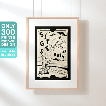 Sitges Fantastic Film Festival 2026 art print by Cha, limited edition of 300