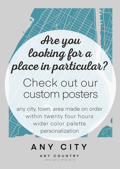 Mount Lavinia Karte Poster