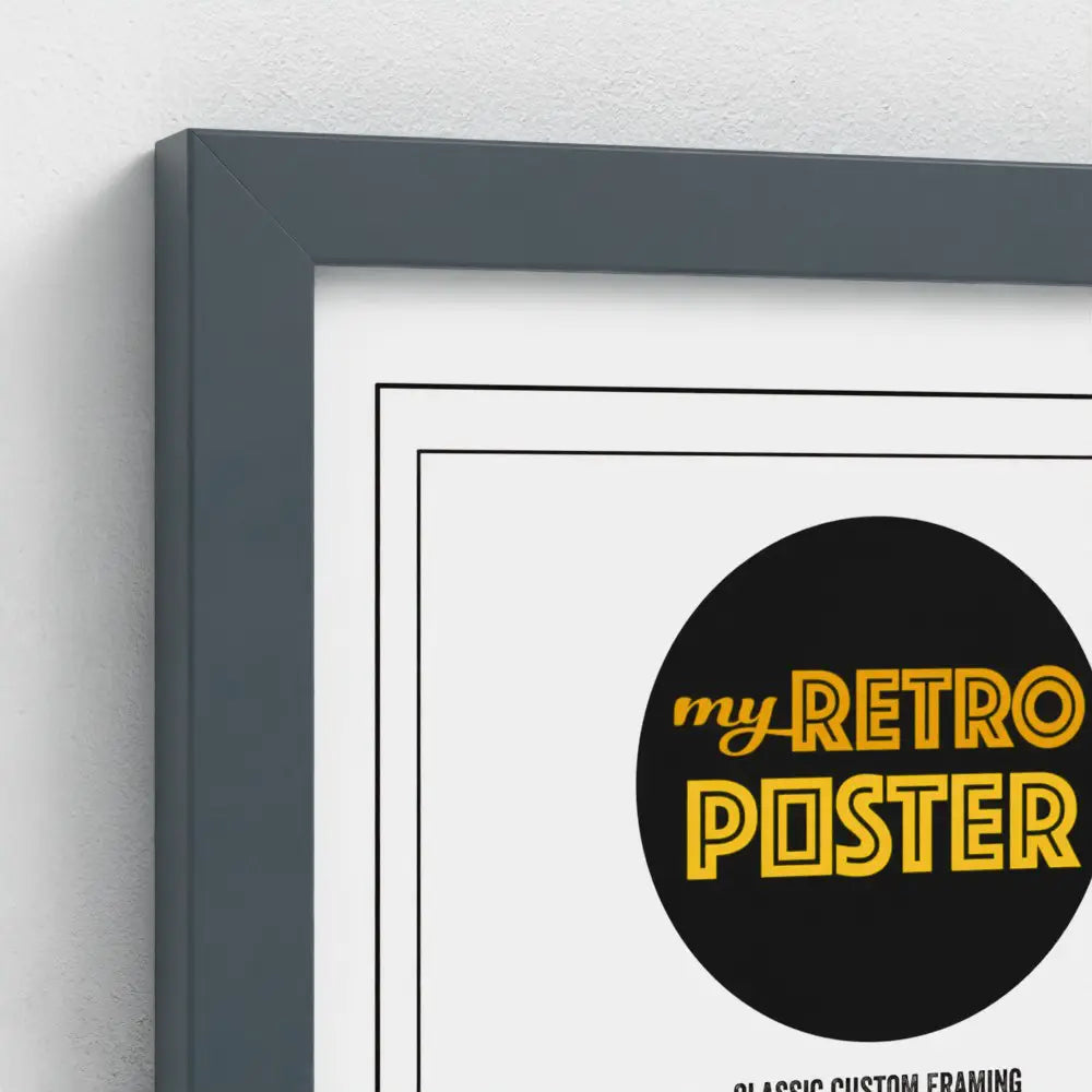 Dark Grey Wood Frame Profile (MDF)