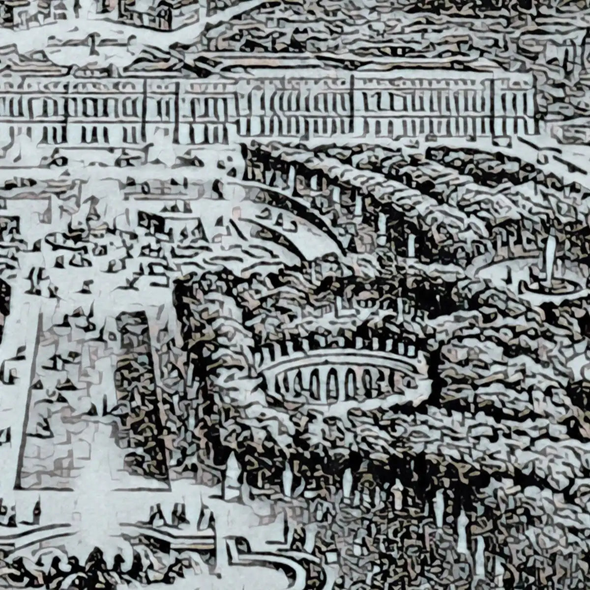 Details of Versailles Castle poster