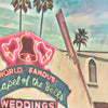 Détails de la chapelle des cloches dans l'affiche de mariage de Las Vegas par Alecse