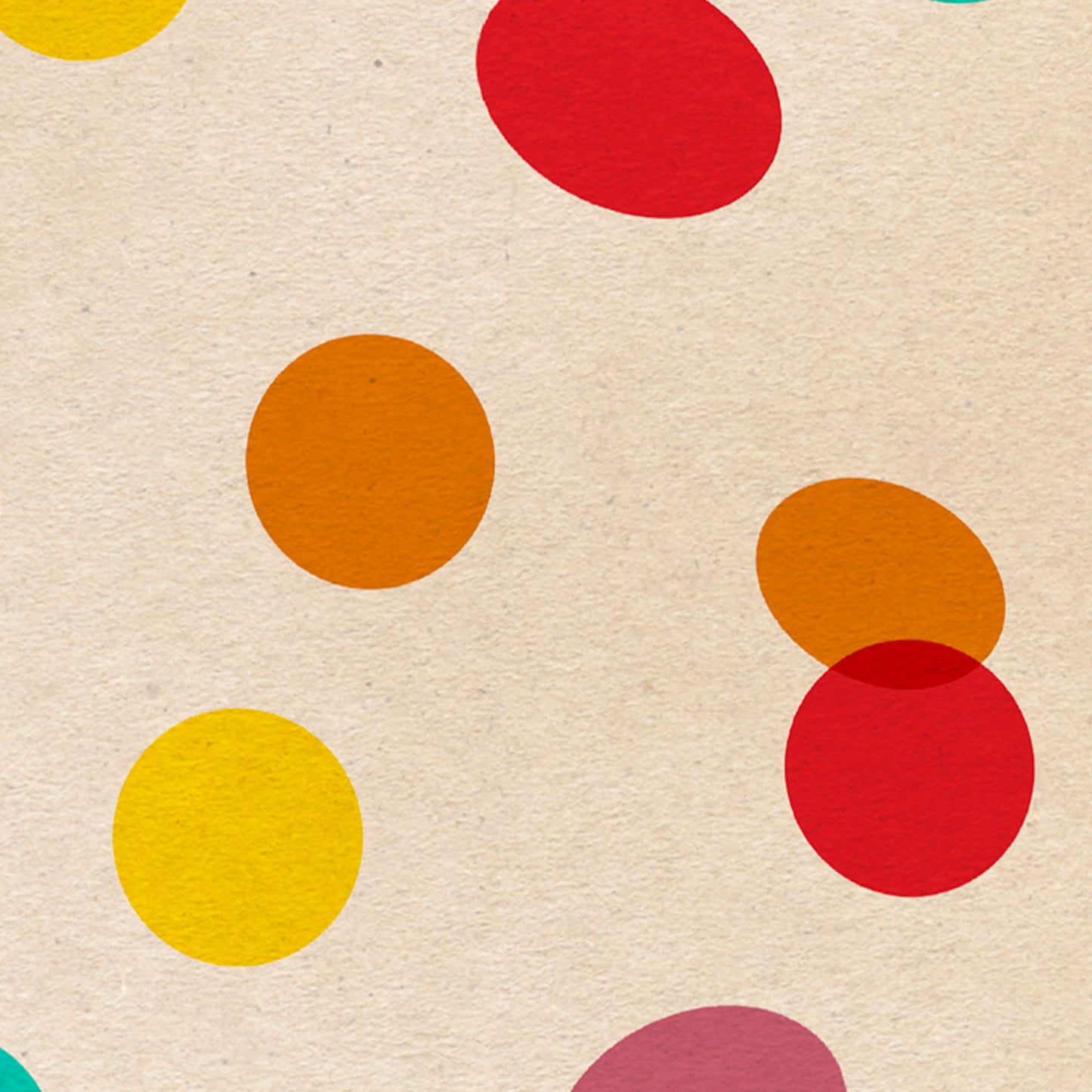 Close-up detail of the 'Eivissa Bubbles' minimalist poster by Cha™, showcasing its artistic intricacies