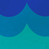 Close-up detail of the 'Formentera Waves' minimalist poster by Cha™, showcasing its artistic intricacies