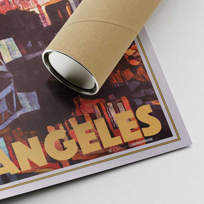 Alecse's Signed Venice California Poster Corner with Shipping Tube