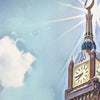 Detailed Abraj Al Bait Clock Tower poster by Alecse, part of an exclusive 300 print series across all sizes