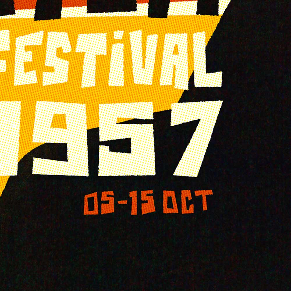 Details of the Sitges Fantastic Film Festival poster by Cha