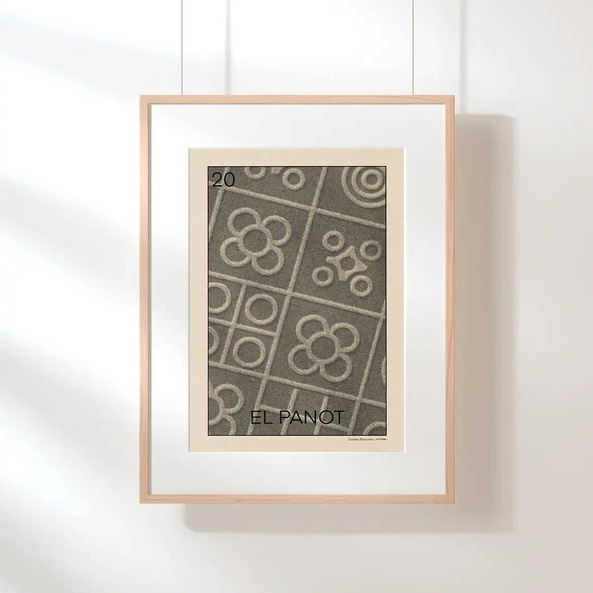 El Panot Barcelona art print by Cha from the Lotería Barcelonesa limited edition of 300