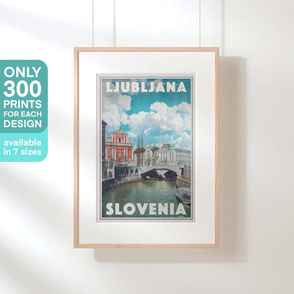 Alecse's Ljubljana Poster, showcasing the limited edition label (300ex)