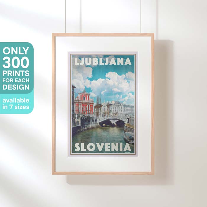 Alecse's Ljubljana Poster, showcasing the limited edition label (300ex)