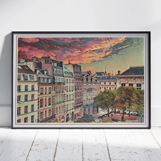 Marais Panorama poster – limited edition fine art print by Alecse