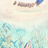 Close-up of Alecse's Maldives travel poster, showcasing detailed artistry and a captivating soft focus style