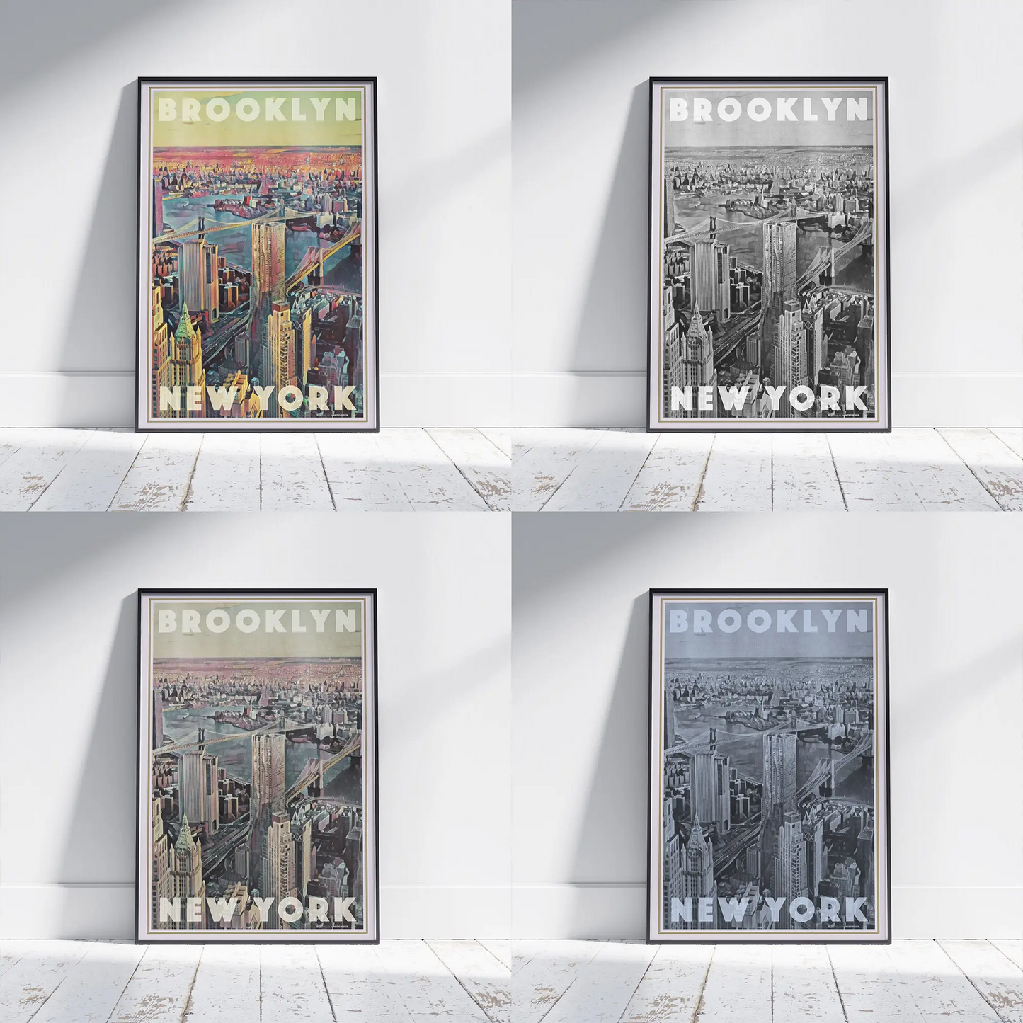 Original Artful Travel™ poster by Alecse – color edition with titles