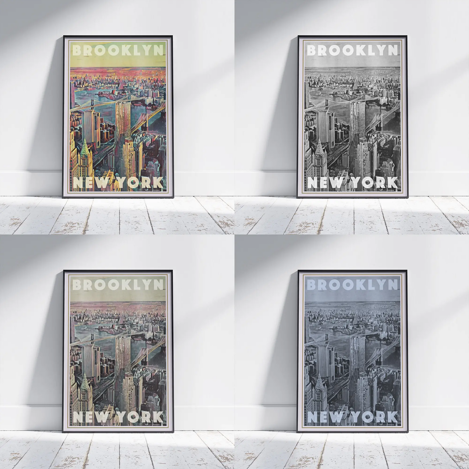 Original Artful Travel™ poster by Alecse – color edition with titles