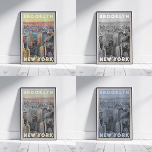 Original Artful Travel™ poster by Alecse – color edition with titles