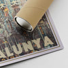 Alecse's signature on Casa Batllo Print with shipping tube in background