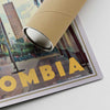 Medellin Colombia Travel Poster Rolled in Tube