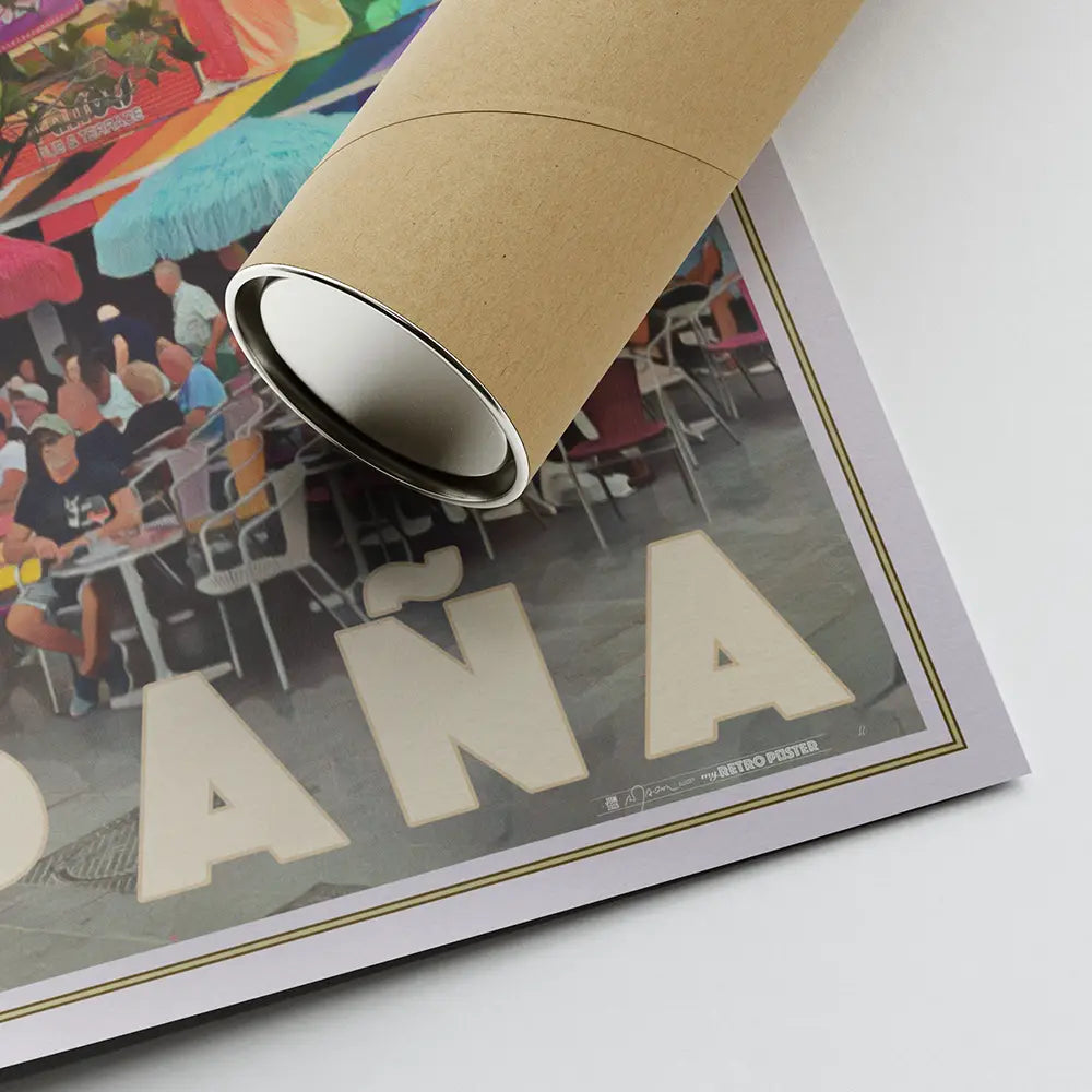 Sitges Pride poster rolled in tube, limited edition art print