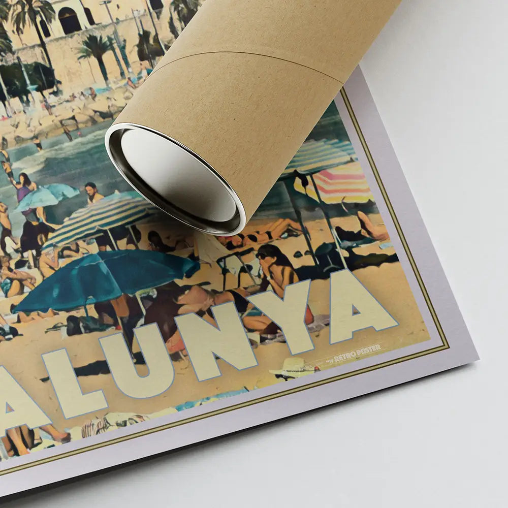 Sitges Summer poster rolled in tube, limited edition art print