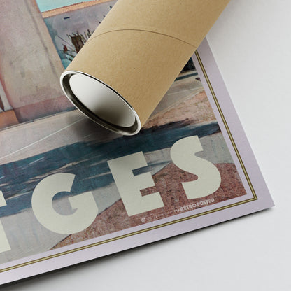 Rolled Vinyet art print with Alecse’s signature and vintage border.