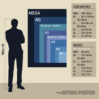 Sitges Beaches Map Poster | The Wanderer Maps™ x Spanish Capsule™