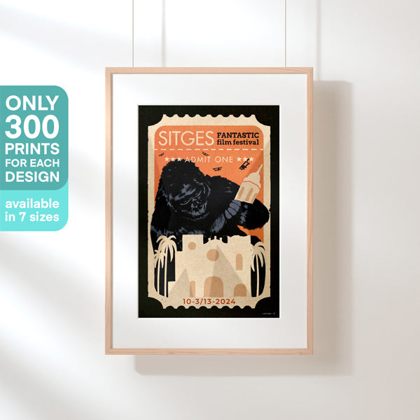 Limited Edition poster of Sitges | Fantastic Film Festival 2024 poster