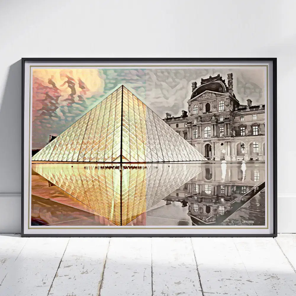 Artful Travel™ poster by Alecse – tonal reinterpretation in monochrome