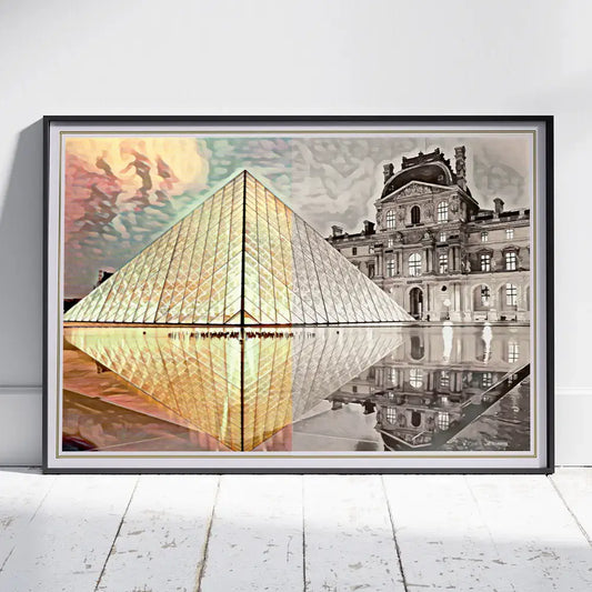 Artful Travel™ poster by Alecse – tonal reinterpretation in monochrome