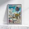 Affiche de Las Vegas à cause de l'amour, affiche de la chapelle de mariage de Graceland par Alecse