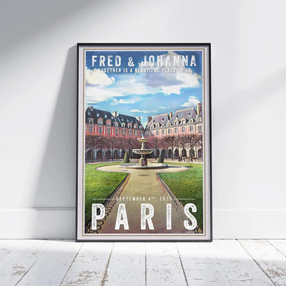 Gepersonaliseerde Bruiloftsposter