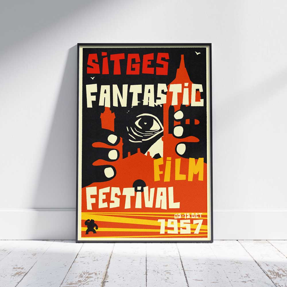 AFFICHE DE SITGES FESTIVAL DU FILM FANTASTIQUE 57-3