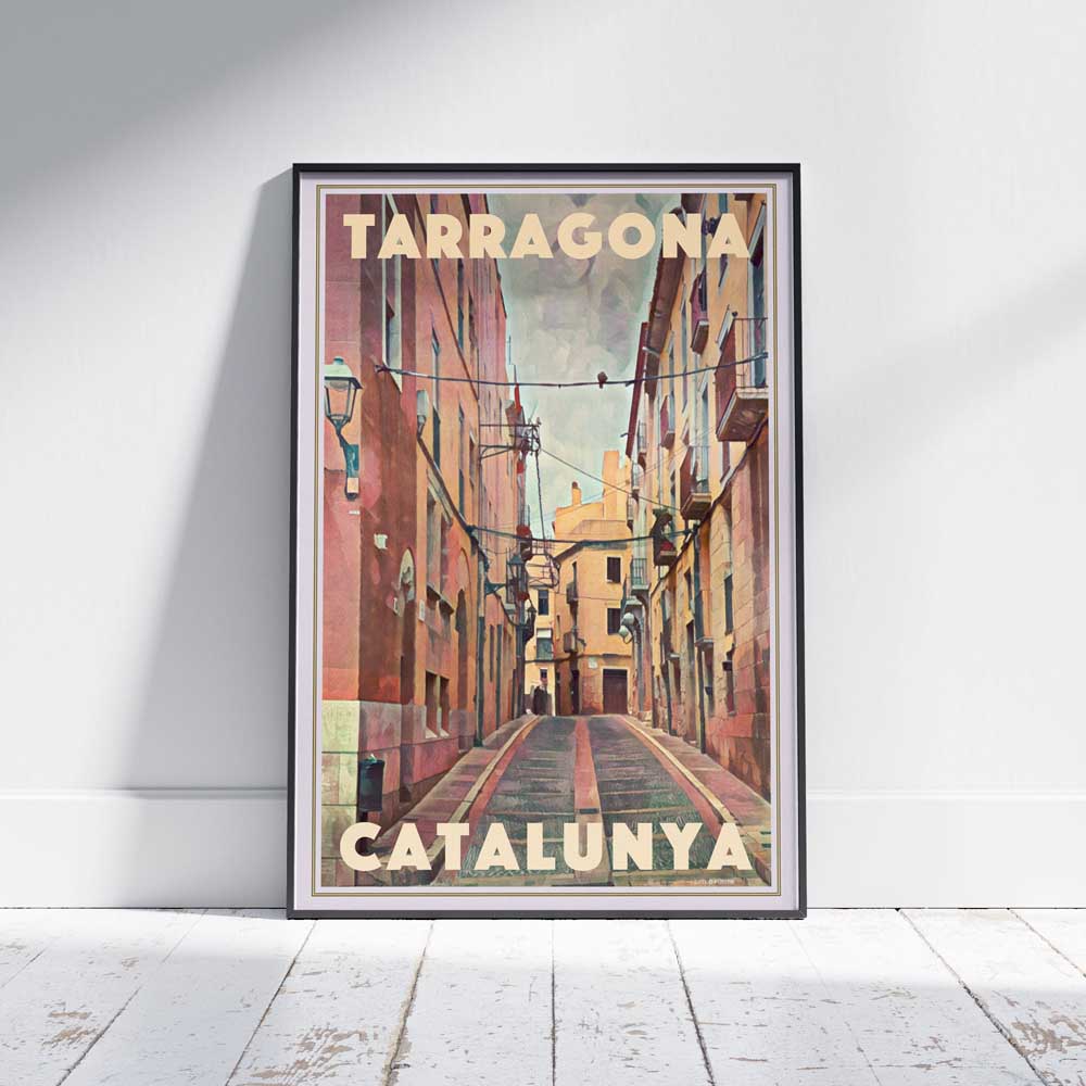 Poster of Tarragona by Alecse, titled Afternoon, limited edition