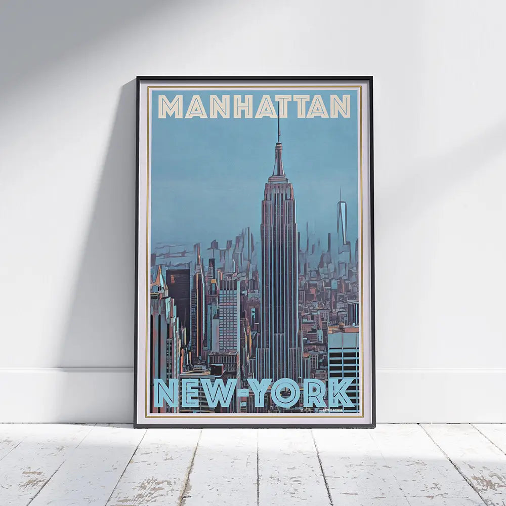 Manhattan poster New-York | Classic New York City Print