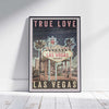 AFFICHE DE LAS VEGAS LE VRAI AMOUR