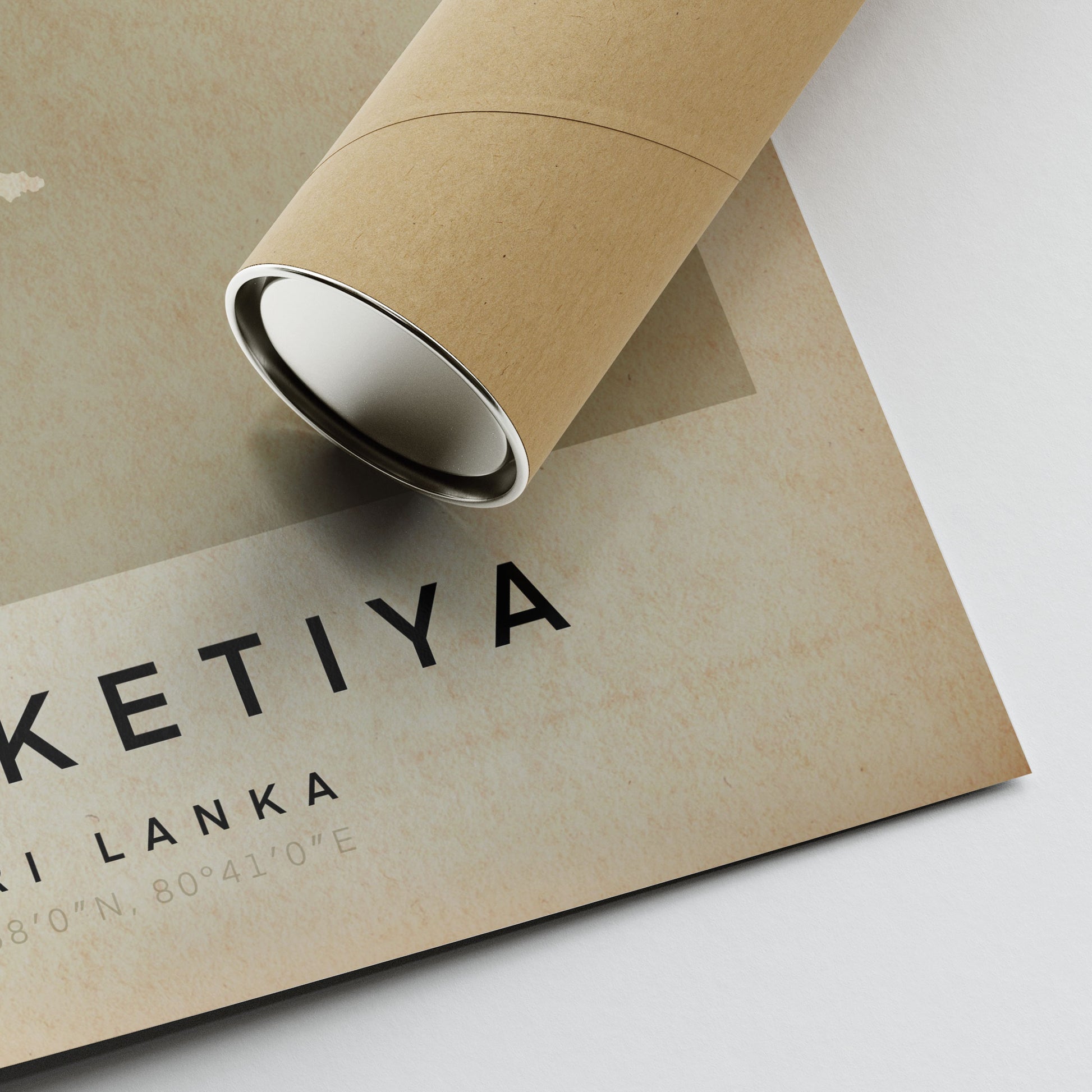 Corner of the Sri Lanka Hiriketiya poster