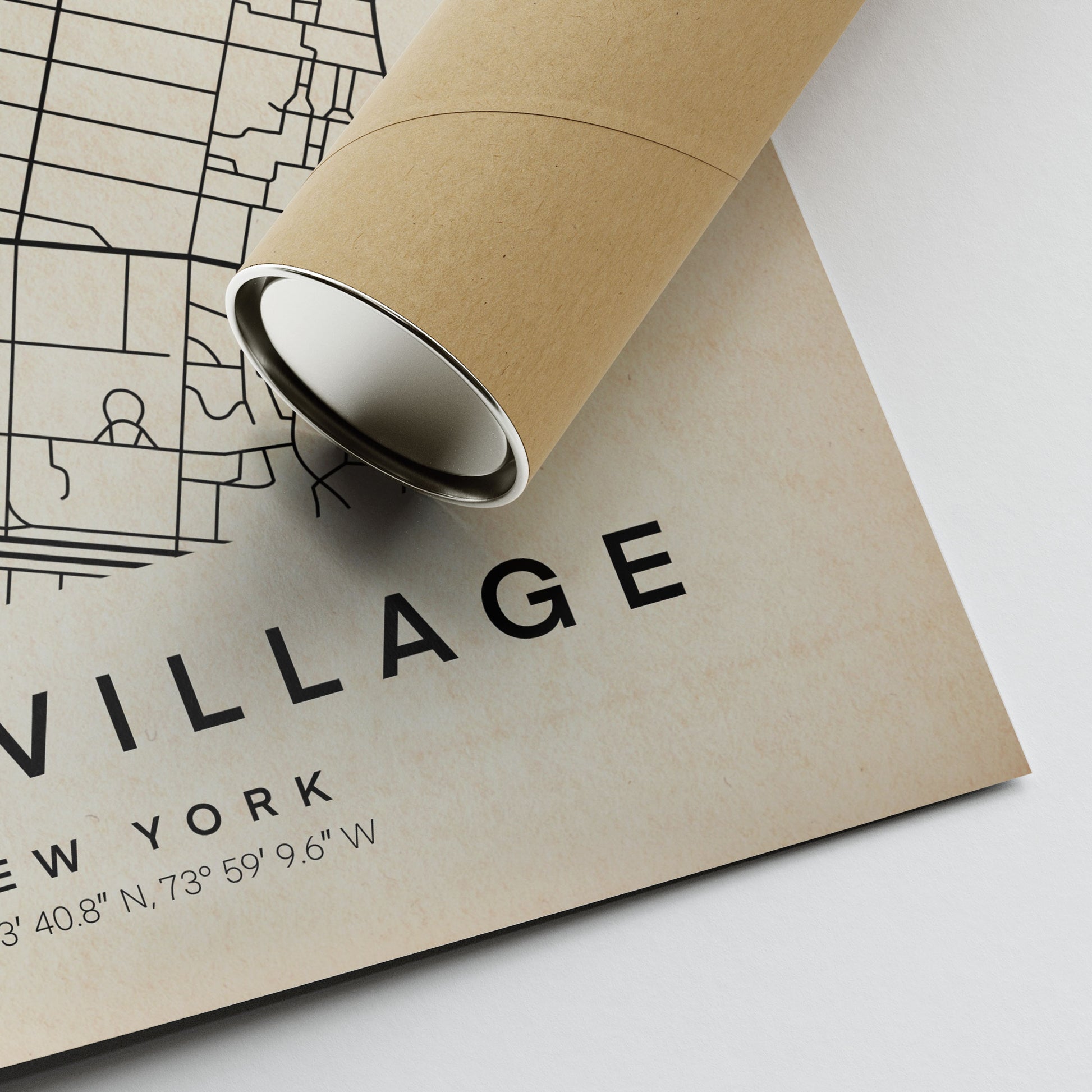 Corner of the New York East Village poster