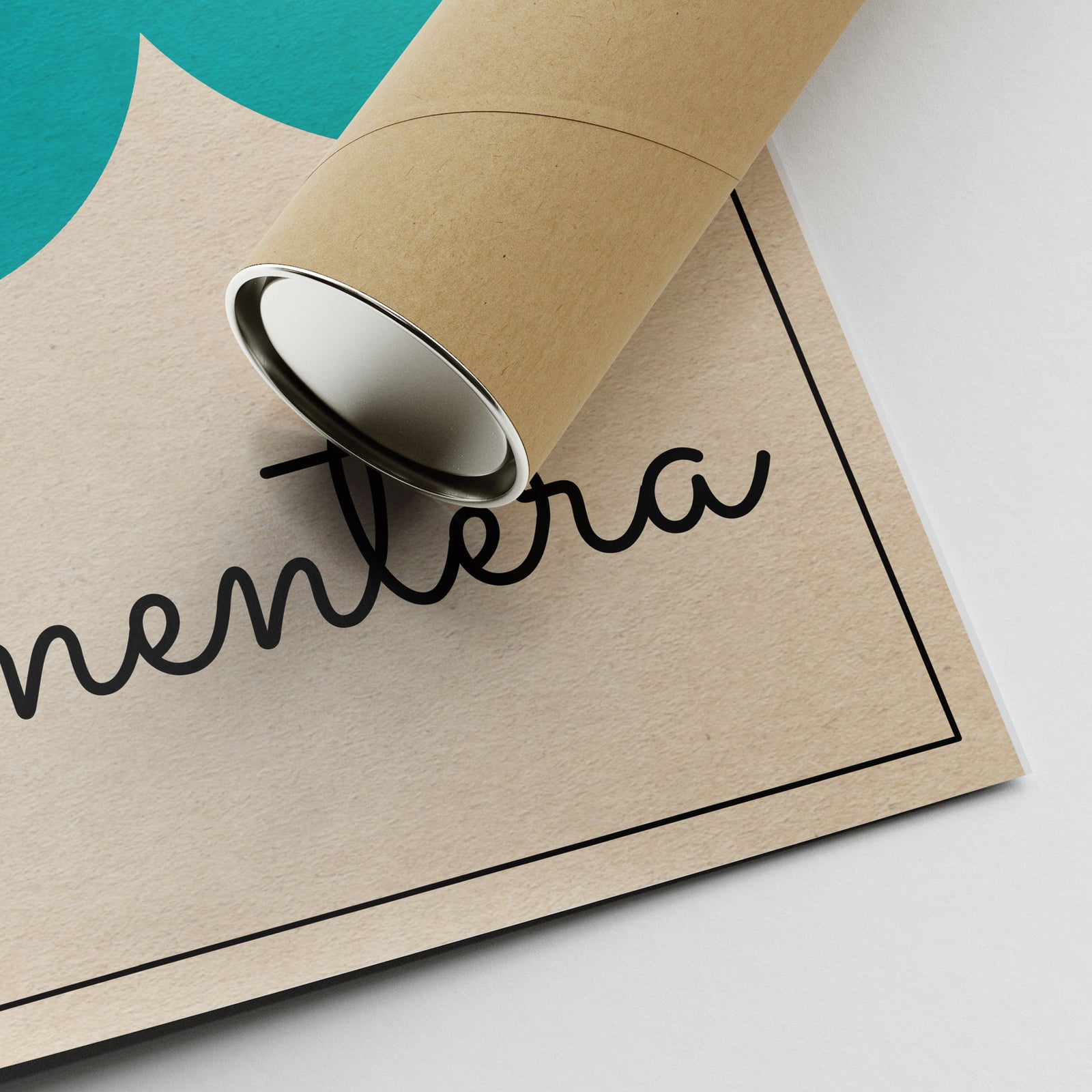 Corner of the Formentera poster | Minimalist Pop Art by Cha for Spanish Capsule™