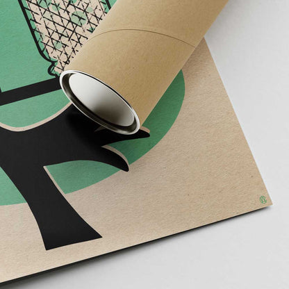 Mojito poster corner and shipping tube