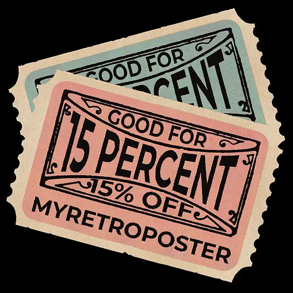 Exclusive deals on vintage travel posters from MyRetroPoster. Discover ongoing discounts and limited offers, perfect for adding timeless retro charm to your walls.
