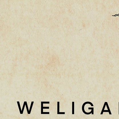 Close-up of the Weligama map poster