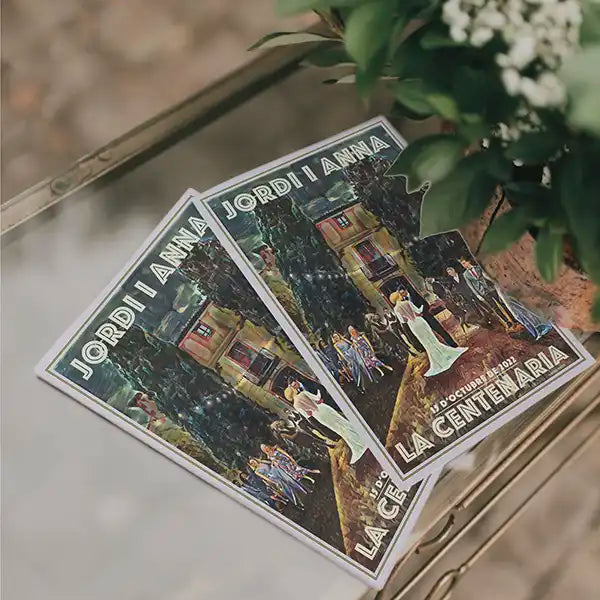 Two custom wedding poster prints by Alecse 