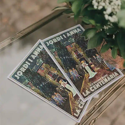 Two custom wedding poster prints by Alecse 