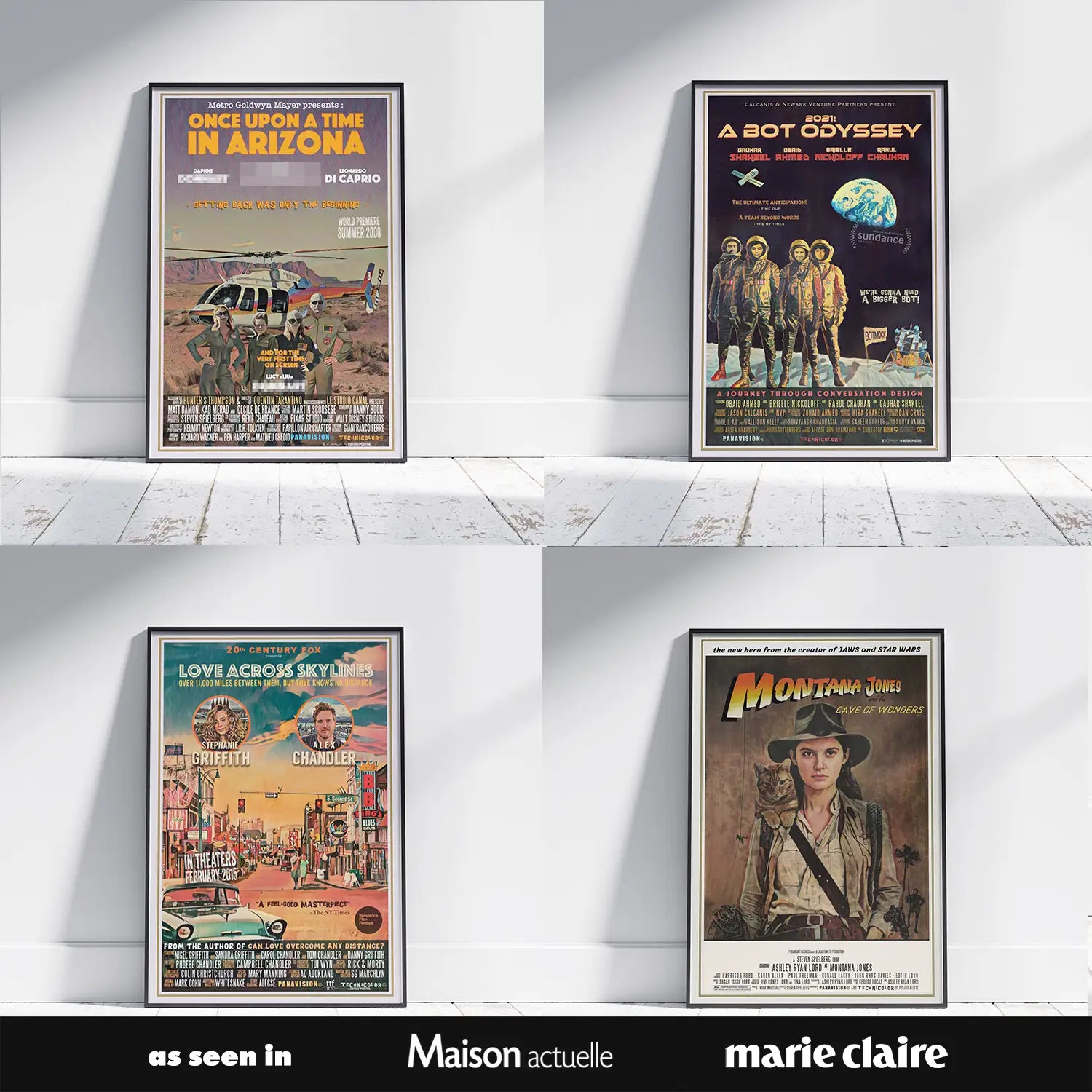 Custom movie poster commission by Alecse – personalized vintage film poster artwork