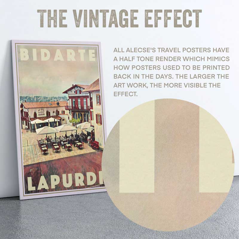 Bidart Poster Bidarte Lapurdi