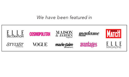 Our Artist designed vintage inspired travel poster have been featured in the press : Elle, Vogue, Cosmopolitan, Maison & Jardin, Elle Decoration, Paris Match, Marie-Claire Maison, Le Parisien, TV7, Stylist, La Provence, Avantages, Voici and many more