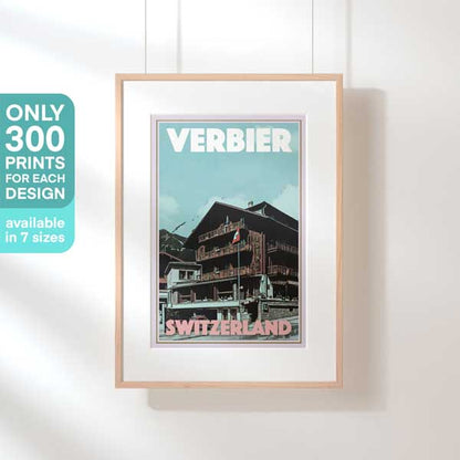 Affiche Verbier Hôtel Eden