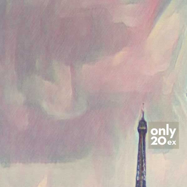 Détails de l'affiche Palais de Chaillot Trocadéro | Affiche de voyage Paris | Édition Collector