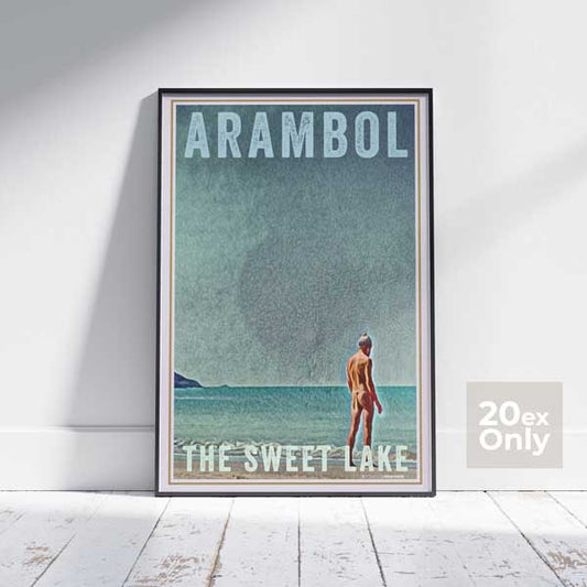 Affiche Arambol Sweet Lake par Alecse, Edition Collector 20ex